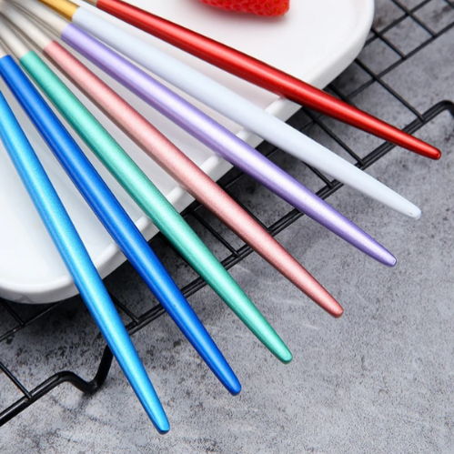 Service de Couverts Bicolores pour 6 Personnes – Ménagère de Luxe Or et Argent en Acier Inoxydable Couverts Sets Electro Paris