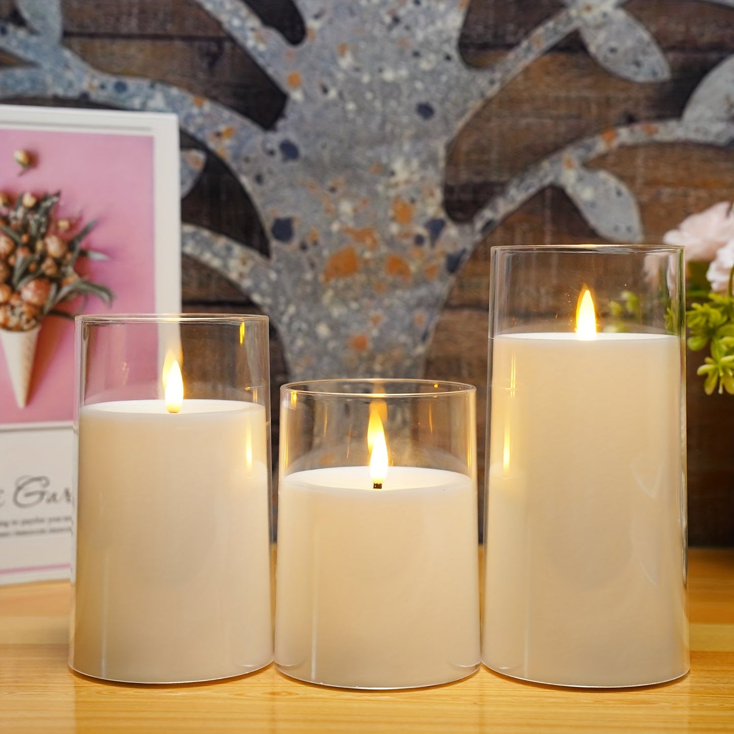 Ensemble de Fausse Bougie LED avec Télécommande – Décoration Sécurisée pour Fête Bougies LED Electro Paris