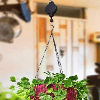 Ensemble de Poulies de Plantes Suspendues – Système de Levage Pratique pour Jardin Fournitures de jardin Electro Paris