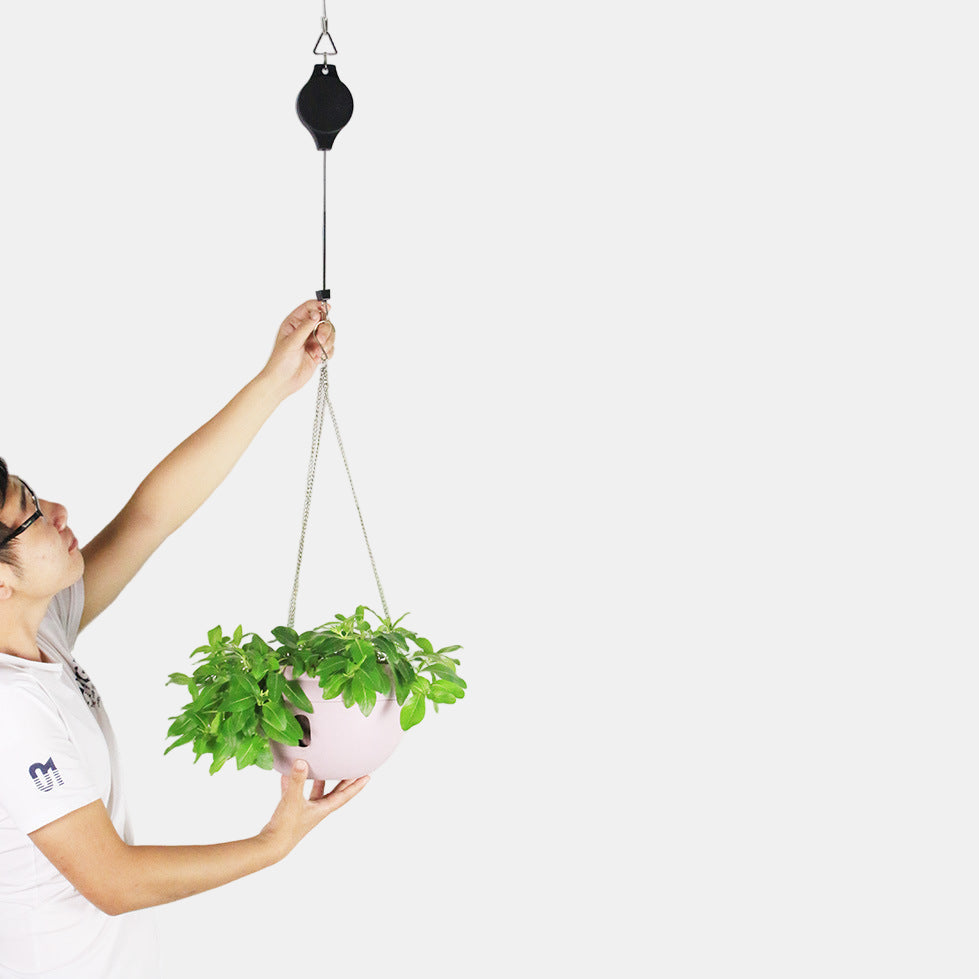 Ensemble de Poulies de Plantes Suspendues – Système de Levage Pratique pour Jardin Fournitures de jardin Electro Paris