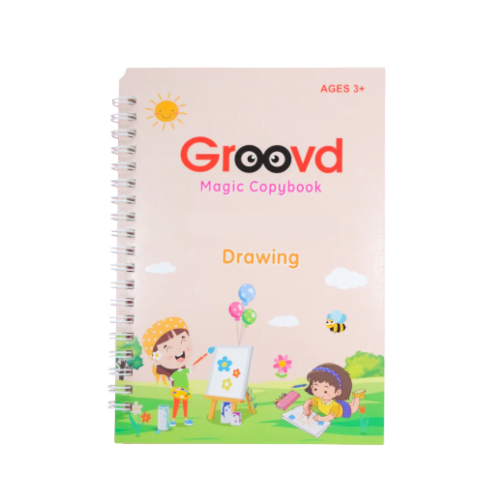 Ensemble de Cahiers de Calligraphie Magiques – Cahier d'Écriture Réutilisable pour la Maternelle Cadres photo Electro Paris Livre de dessin