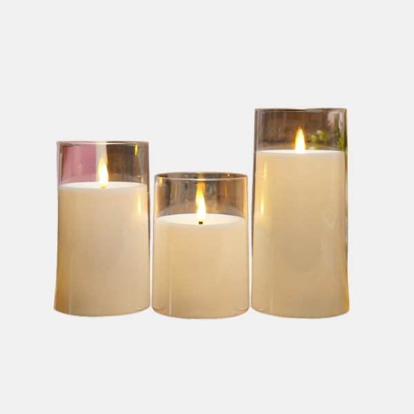 Ensemble de Fausse Bougie LED avec Télécommande – Décoration Sécurisée pour Fête Bougies LED Electro Paris