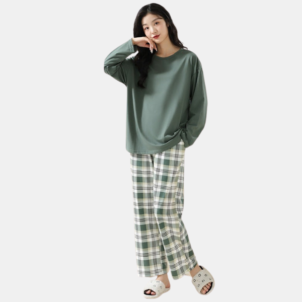 Ensemble de Pyjamas Assortis pour Couples en Coton Couple Sleepwear Electro Paris