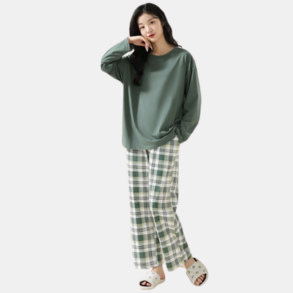 Ensemble de Pyjamas Assortis pour Couples en Coton Couple Sleepwear Electro Paris
