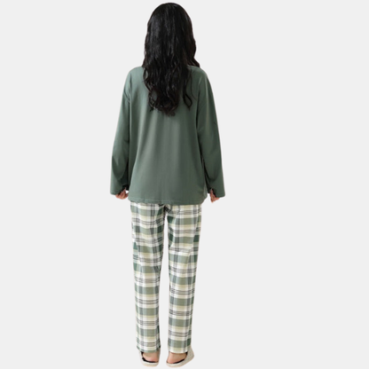 Ensemble de Pyjamas Assortis pour Couples en Coton Couple Sleepwear Electro Paris