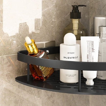 Étagère de Douche d'Angle Noire en Acier Inoxydable – Organisateur de Salle de Bain pour Shampoing Étagères de salle de bain Electro Paris