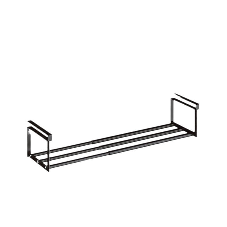 Étagère de Stockage Murale Réglable – Solution Moderne pour Optimiser l'Espace Rangement et organisation Electro Paris Noir