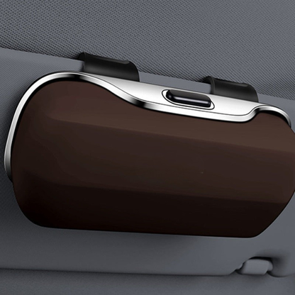Étui de Soleil de Luxe – Protection Élégante pour Lunettes de Soleil en Voiture Car Accessories Electro Paris