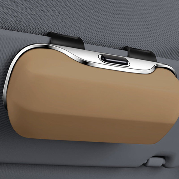 Étui de Soleil de Luxe – Protection Élégante pour Lunettes de Soleil en Voiture Car Accessories Electro Paris