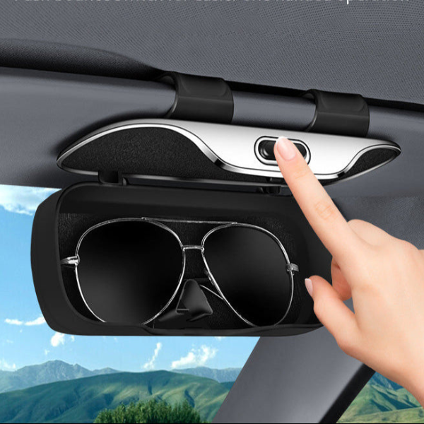 Étui de Soleil de Luxe – Protection Élégante pour Lunettes de Soleil en Voiture Car Accessories Electro Paris