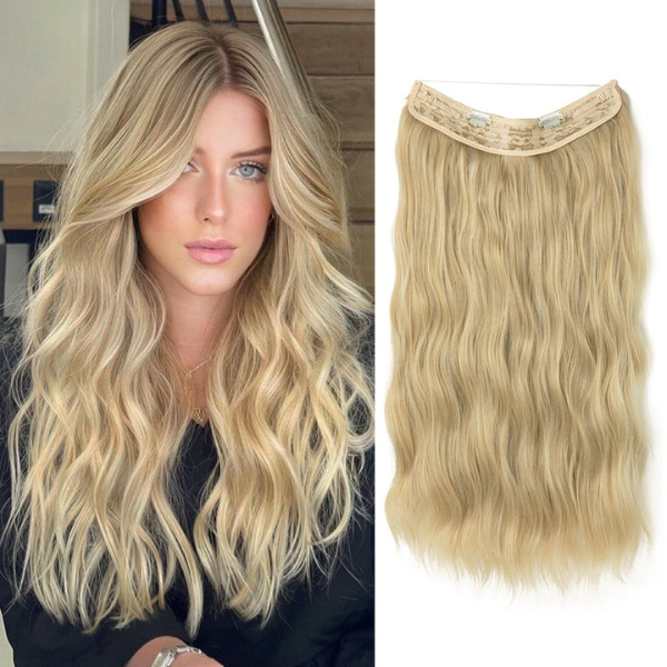 Extensions Capillaires Instantanées Longueur & Volume Hair extensions Electro Paris Blond naturel 16 pouces