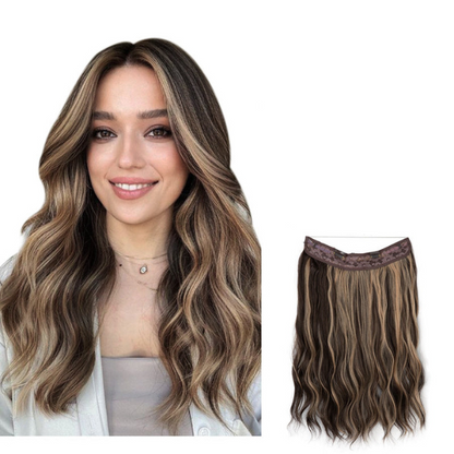 Extensions Capillaires Instantanées Longueur & Volume Hair extensions Electro Paris Blond caramel 16 pouces