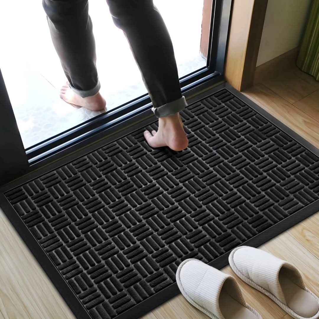 Paillasson en Caoutchouc Durable – Protection Antidérapante pour Toutes les Entrées Door Mats Electro Paris