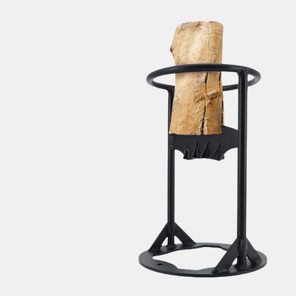 Fendeur de Bûches Manuel en Acier – Outil Sûr et Efficace pour Fendage de Bois d’Allumage Fendeuses de bûches Electro Paris Noir