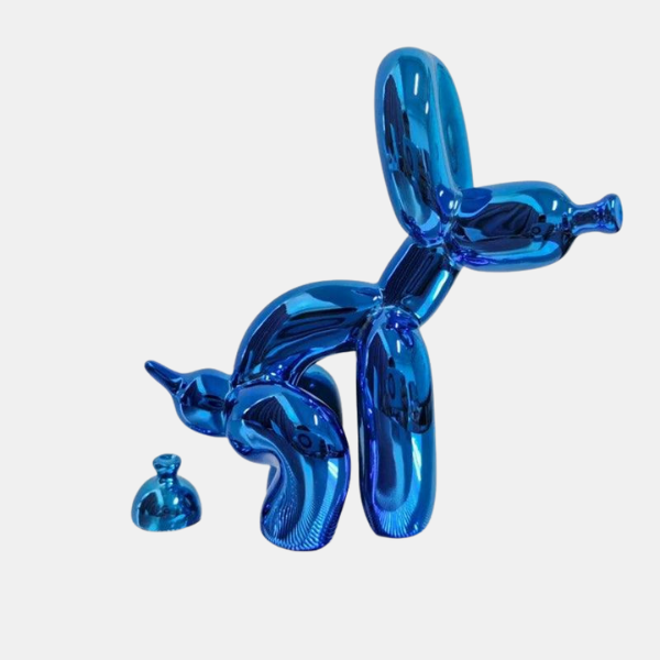 Figurine Chien en Ballon – Décor Moderne et Amusant Home and decoration Electro Paris Bleu électrique