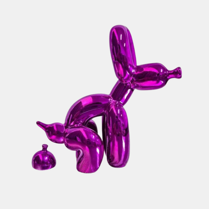 Figurine Chien en Ballon – Décor Moderne et Amusant Home and decoration Electro Paris Rose électrique
