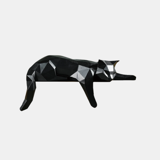 Figurine de Chat Moderne et Minimaliste pour une Décoration Élégante Figurines et Statues Electro Paris Noir