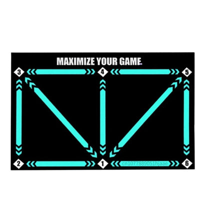 Tapis De Soccer Pro Avec Programme Vidéo Pour Améliorer Les Compétences Football Pro Training Mat Electro Paris Tapis + Programme d'entraînement vidéo