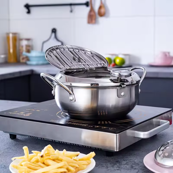 Friteuse Professionnelle avec Thermomètre Intégré Electro Paris