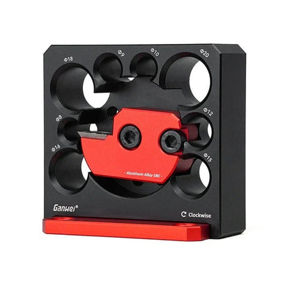 Gabarit réglable pour perceuse électrique permettant la fabrication précise de chevilles Outils électriques Electro Paris