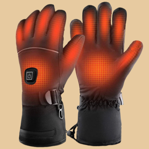 Gants Chauffants Unisexes pour Sports d'Hiver – Gants Imperméables pour Ski et Moto Gants chauffants Electro Paris Default