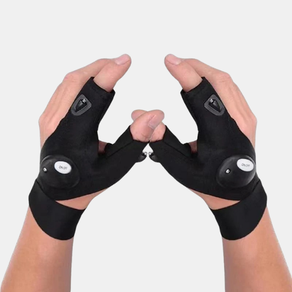 Gants Lumineux pour Pêche, Camping et Activités Extérieures Electro Paris Gauche & Droite