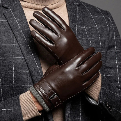 Gants Masculins Luxe – Cuir Doux et Doublure Cachemire Handskar Electro Paris