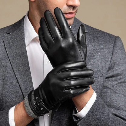 Gants Masculins Luxe – Cuir Doux et Doublure Cachemire Handskar Electro Paris