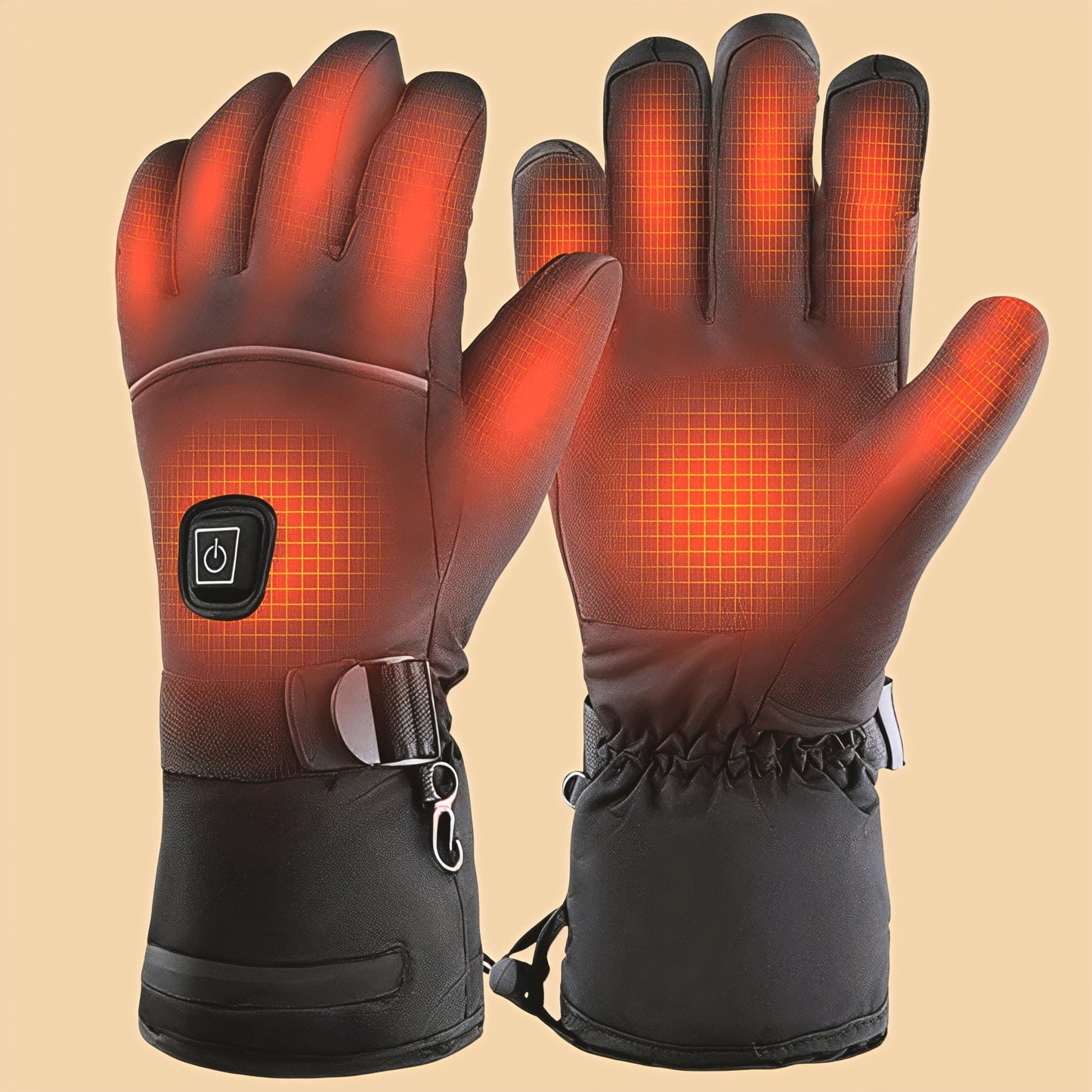 Gants Chauffants Imperméables pour Sports d'Hiver – Gants Thermiques Électriques Rechargeables Gants Electro Paris Default