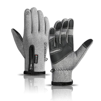Gants d'Hiver Tactiles pour Temps Froid – Gants de Sport Imperméables pour Hommes et Femmes Gants Electro Paris Gris M