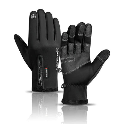 Gants d'Hiver Tactiles pour Temps Froid – Gants de Sport Imperméables pour Hommes et Femmes Gants Electro Paris Noir S