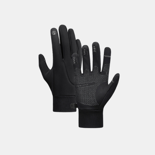 Gants d'Hiver Imperméables pour Sports Extérieurs – Gants Tactiles Thermiques Unisexes Gants Electro Paris Noir S