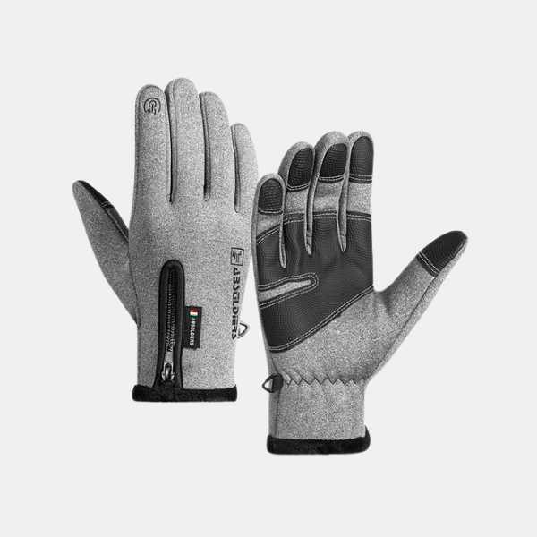 Gants d'Hiver Tactiles pour Temps Froid – Gants de Sport Imperméables pour Hommes et Femmes Gants Electro Paris Gris S