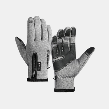 Gants d'Hiver Tactiles pour Temps Froid – Gants de Sport Imperméables pour Hommes et Femmes Gants Electro Paris Gris S