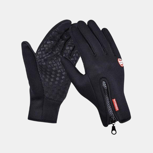 Gants d'Hiver Thermiques pour Sports de Plein Air – Gants Tactiles Imperméables Unisexes Gants d'hiver Electro Paris Noir S