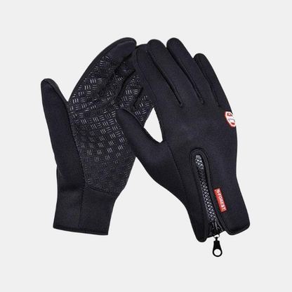 Gants d'Hiver Thermiques pour Sports de Plein Air – Gants Tactiles Imperméables Unisexes Gants d'hiver Electro Paris Noir S