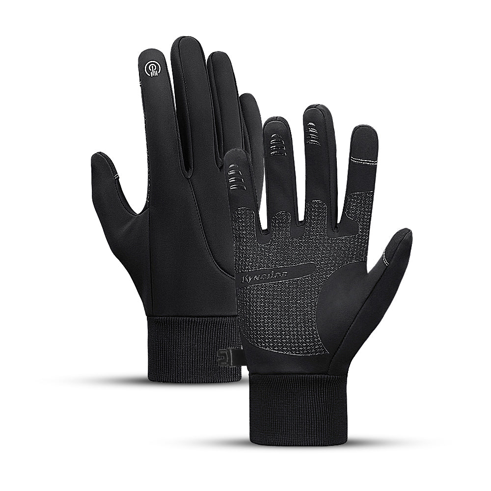 Gants d'Hiver Imperméables pour Sports Extérieurs – Gants Tactiles Thermiques Unisexes Gants Electro Paris Noir M