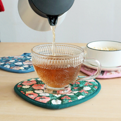 Gants de Cuisine Cœur – Protection Thermique Douce et Pratique Oven Mitts & Pot Holders Electro Paris