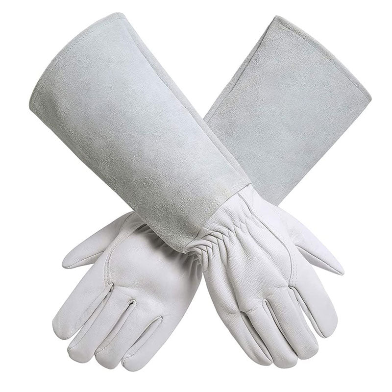 Gants De Jardinage Multifonctionnels Antidérapants Avec Protection Renforcée Et Poignet Élastique Ajustable Gloves Electro Paris Blanc S