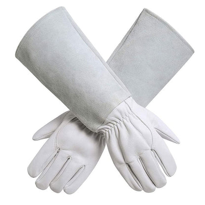 Gants De Jardinage Multifonctionnels Antidérapants Avec Protection Renforcée Et Poignet Élastique Ajustable Gloves Electro Paris Blanc S