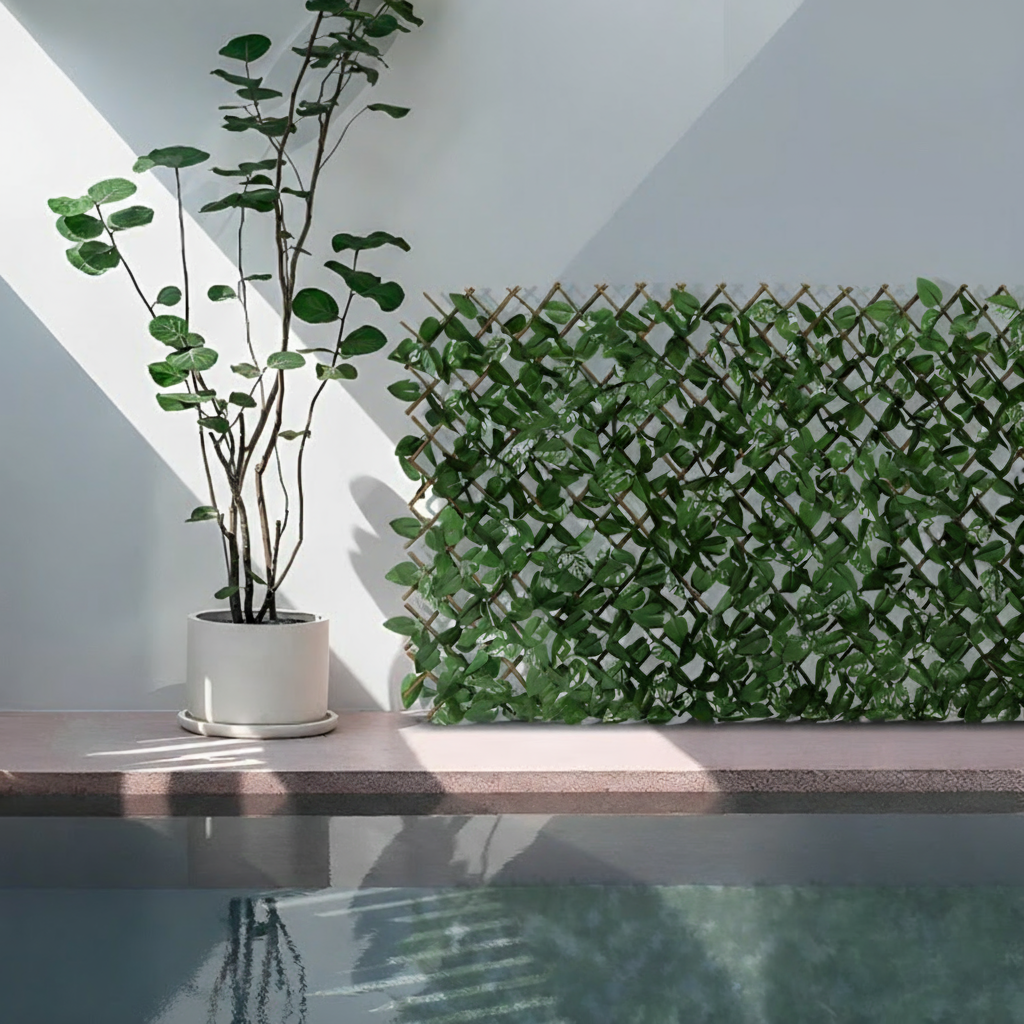 Gazon Artificiel Avec Feuillage 3D Réaliste Et Cadre En Bois Pour Jardin Et Balcon Garden Decor Electro Paris