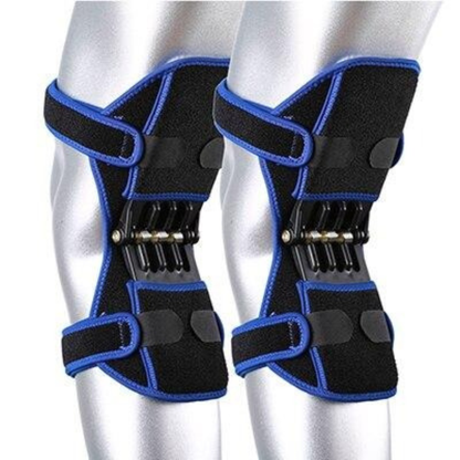 Genouillère Ajustable à Charnière pour Sport et Rééducation Electro Paris Bleu 2 Pièces
