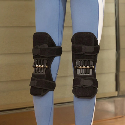 Genouillère Ajustable à Charnière pour Sport et Rééducation Electro Paris Noir 2 Pièces