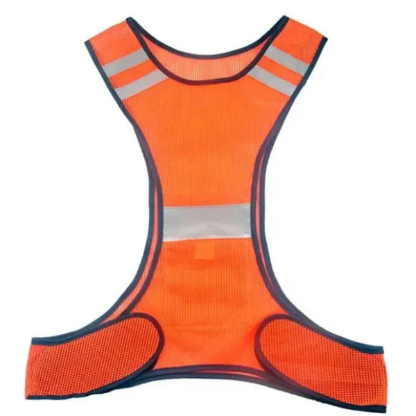 Gilet Lumineux Rechargeable pour Activités de Nuit Electro Paris Gilet Basique Orange