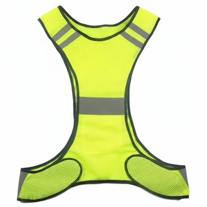 Gilet Lumineux Rechargeable pour Activités de Nuit Electro Paris Gilet Basique Vert