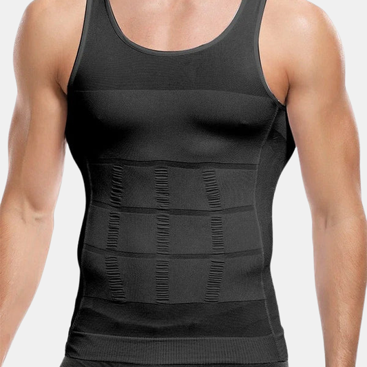 Gilet Gainant et Correcteur de Posture pour Homme Body shaper Electro Paris Noir S