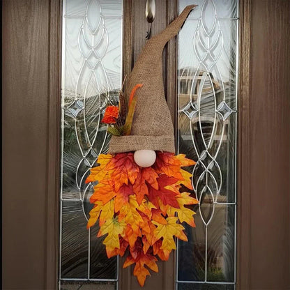 Décoration de Gnome Suspendu avec Citrouille – Suspension de Porte d'Automne pour Décor d'Halloween Décorations saisonnières Electro Paris Default