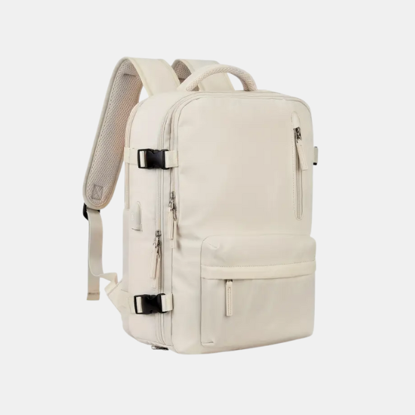 Grand Sac à Dos de Voyage pour Femme – Sac à Dos Imperméable pour Randonnée & Ordinateur Sacs à dos Electro Paris Beige