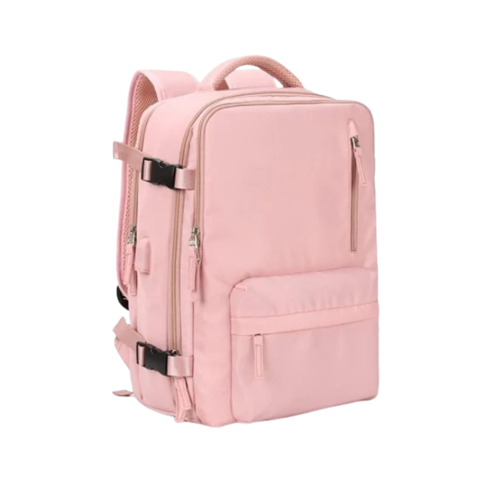 Grand Sac à Dos de Voyage pour Femme – Sac à Dos Imperméable pour Randonnée & Ordinateur Sacs à dos Electro Paris Rose
