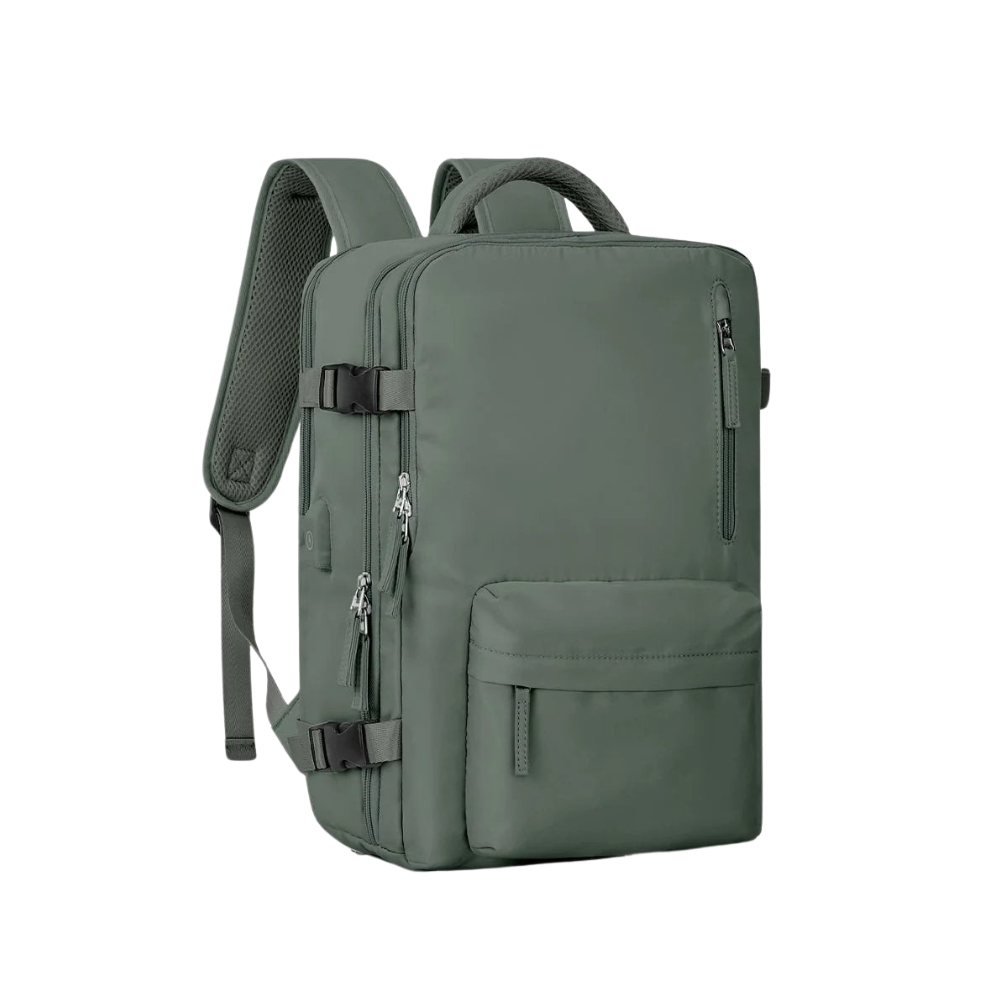 Grand Sac à Dos de Voyage pour Femme – Sac à Dos Imperméable pour Randonnée & Ordinateur Sacs à dos Electro Paris Vert